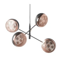 PL-16053-BK+BRCP Zumaline HIVE Pendant